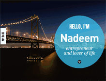 Tablet Screenshot of nadeemkassam.com